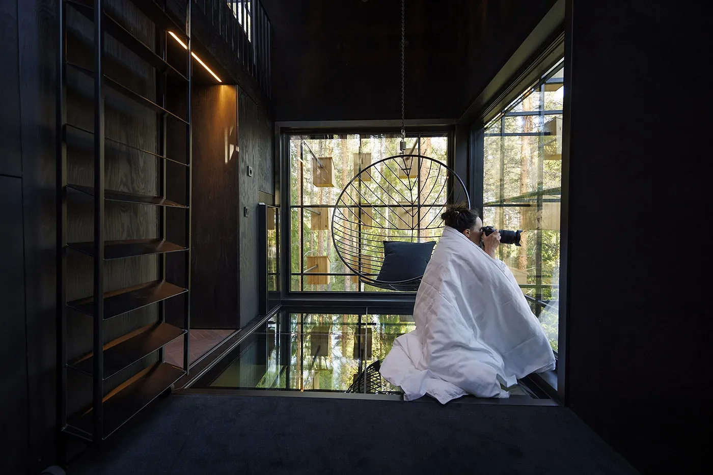 Cette chambre d'hôtel propose de dormir au milieu des oiseaux et des chauve-souris - Par Camille Vernin, Photo : Treehotel