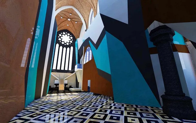 Une église bruxelloise transformée en salle d'escalade - Par Camille Vernin, Photo : Presse