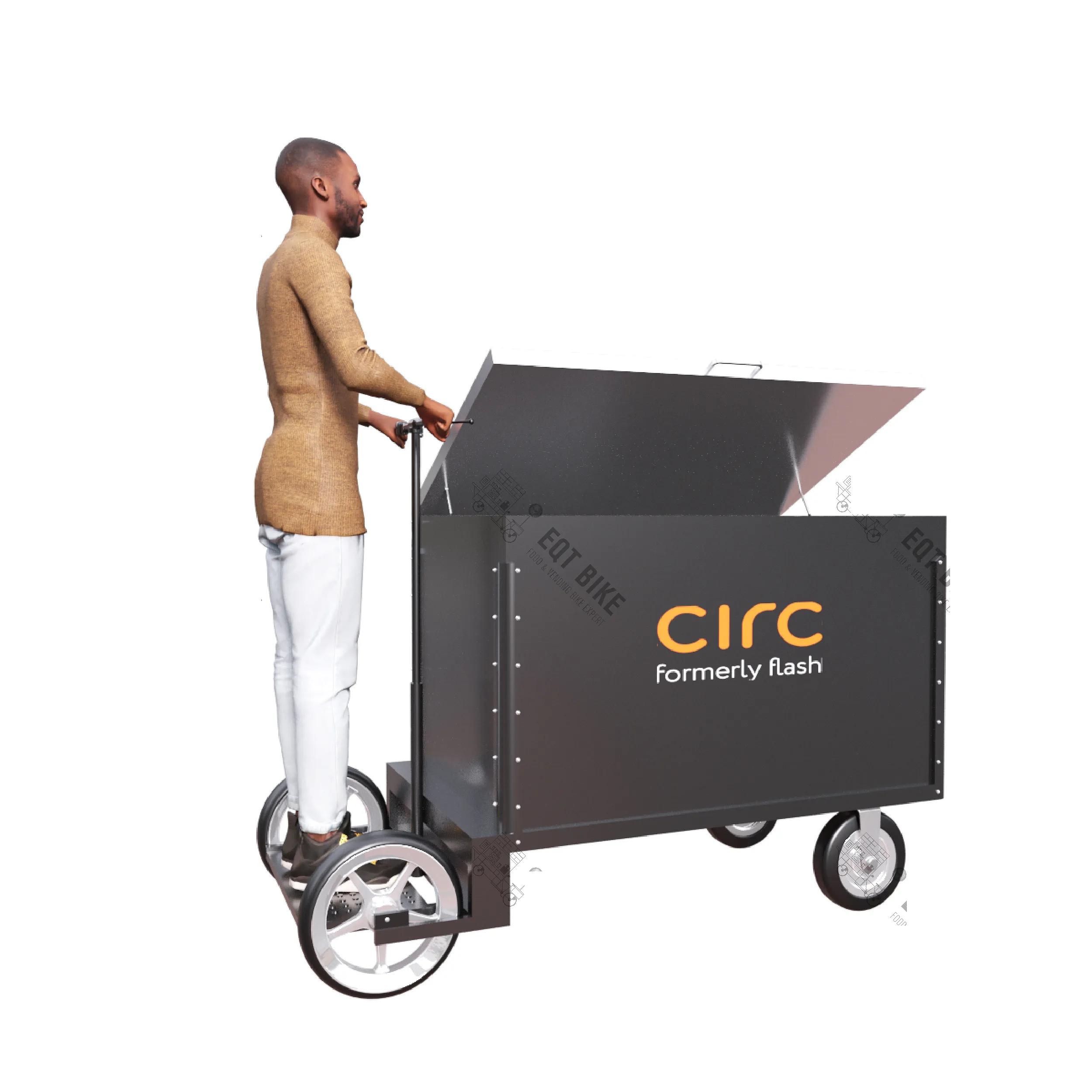 Le cargo-vélo, nouveau chouchou de la mobilité électrique - Par Elisa Dell'aiera. Photo : @Treebike