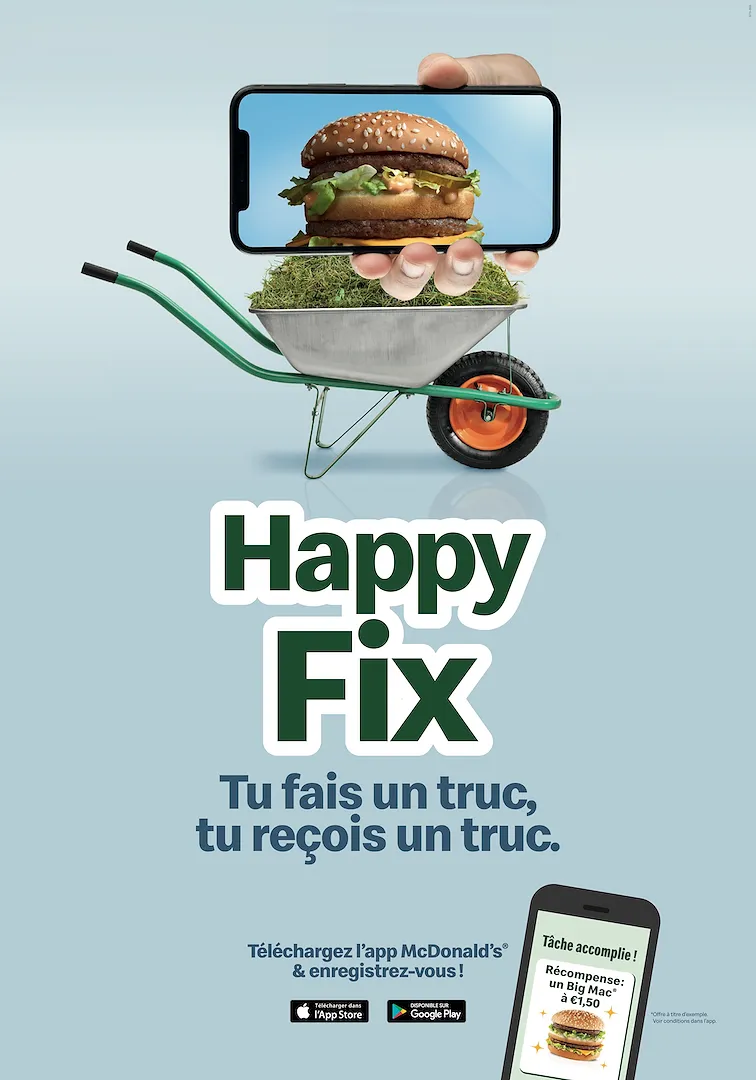 Rendre un service contre un McDo, la nouvelle idée du géant du burger