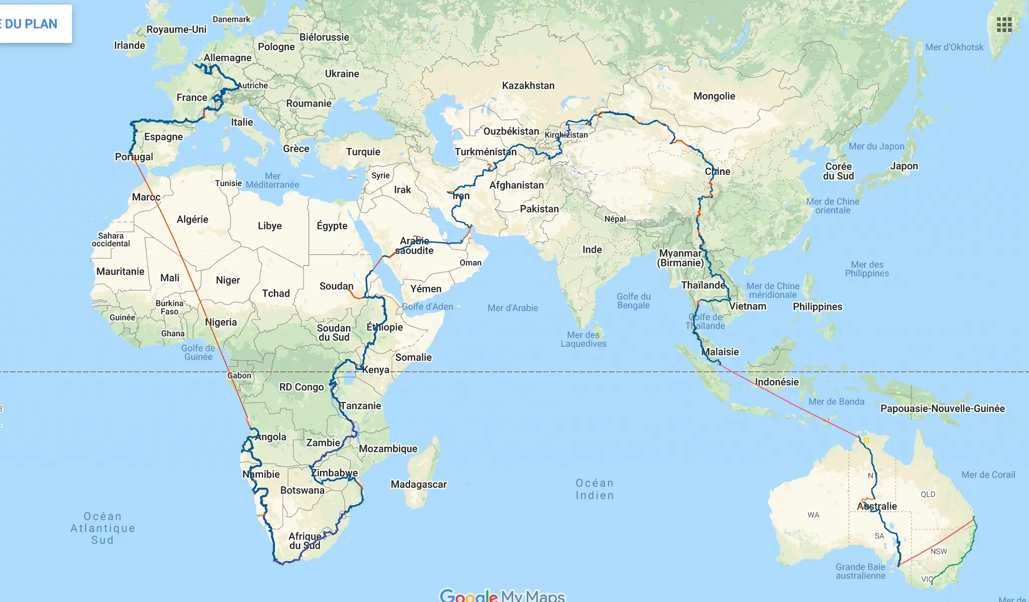De Mouscron à l'Australie : la vélodyssée de 49.000 km de François Loncke en images - Par Nelson Garcia Sequeira. Photos: Francis Bike On.