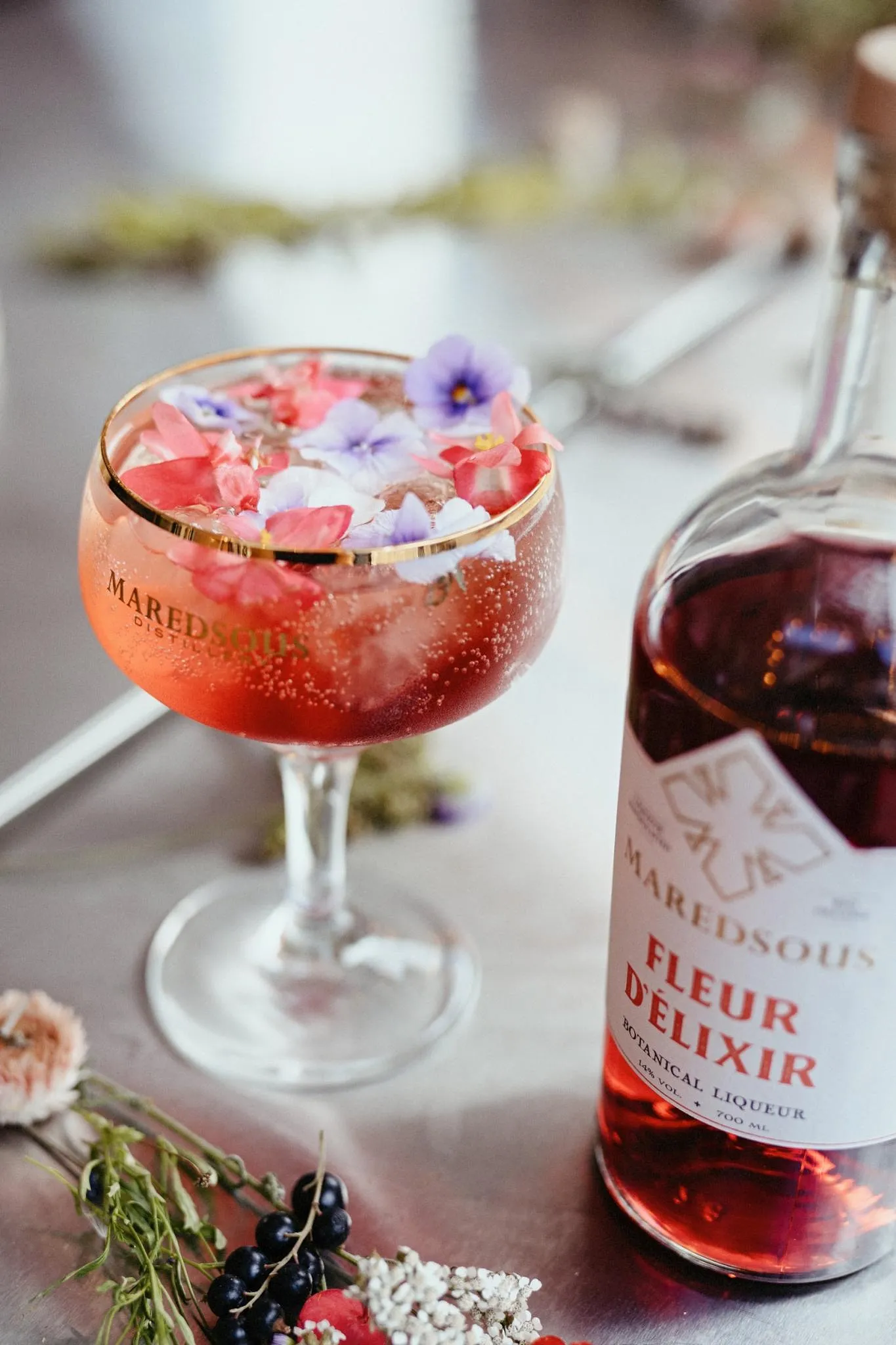 Le flower spritz : la nouvelle boisson à tester cet été - Par Camille Vernin, Photo : D.r.