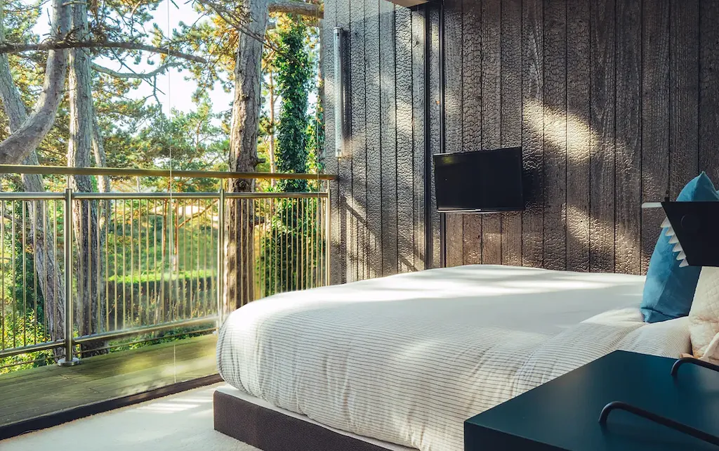 Il est possible de dormir gratuitement dans la cabane du chef Jean Imbert - Par Anissa Hezzaz. Photos : Airbnb.