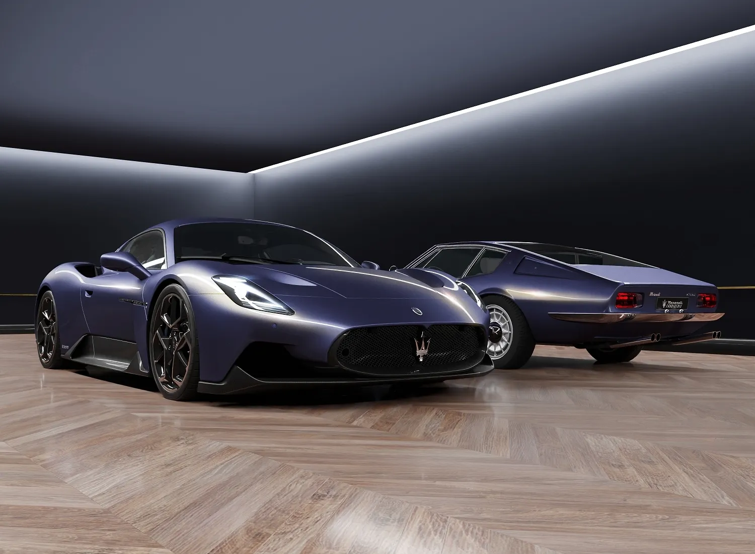 David Beckham dessine deux modèles de voitures pour Maserati - Par Sigrid Descamps. Photos Maserati