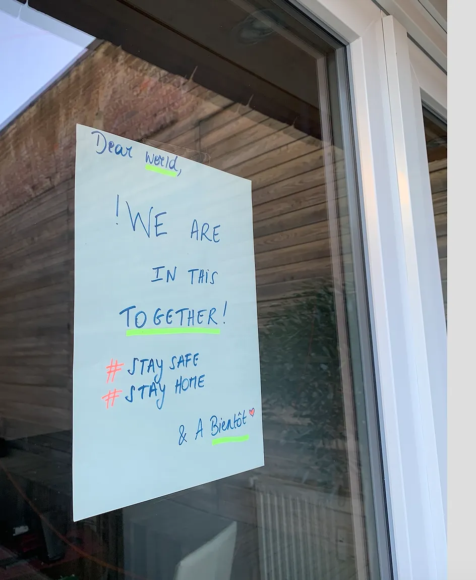 "Décorez vos fenêtres", le challenge solidaire qui fait du bien - Par Ingrid Van Langhendonck. Photo: D.r.