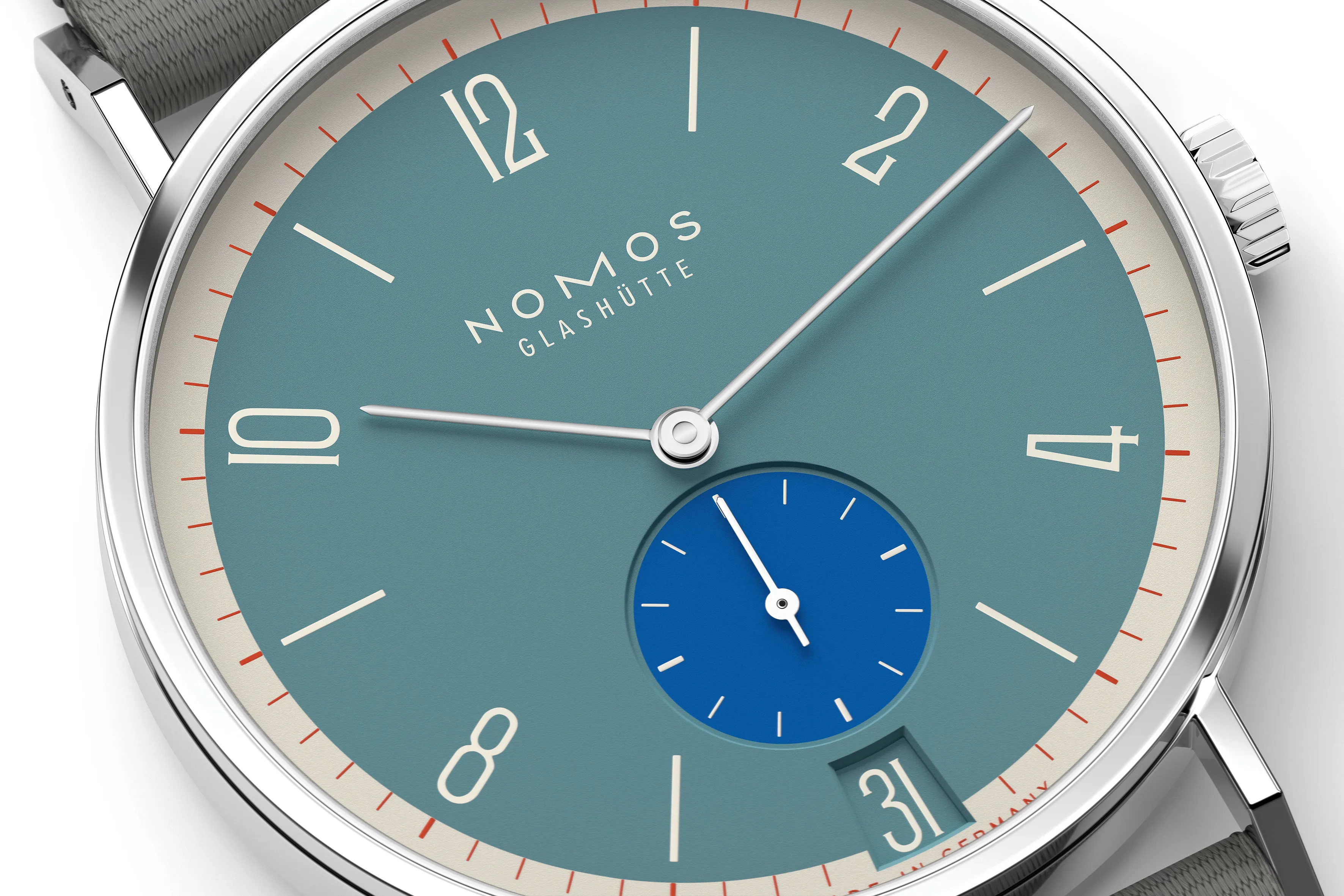 Nomos Tangente 38 Date 175 Years Watchmaking Glashütte : l’icône multicolore qui réinvente la montre mécanique
