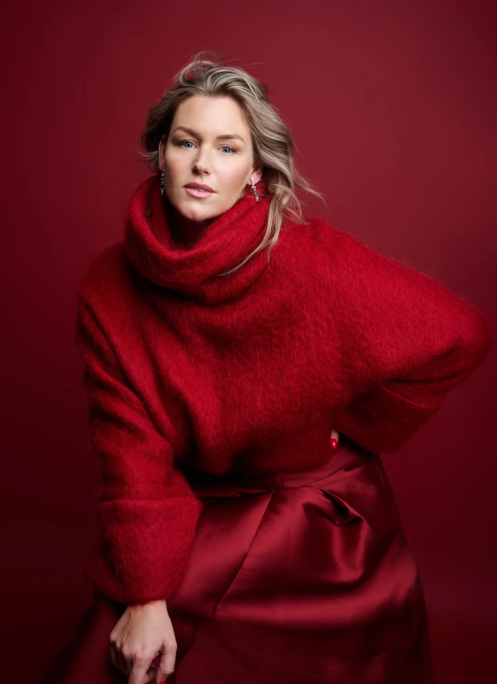 Dans les coulisses de notre shooting avec Aurélie Van Daelen (photos)