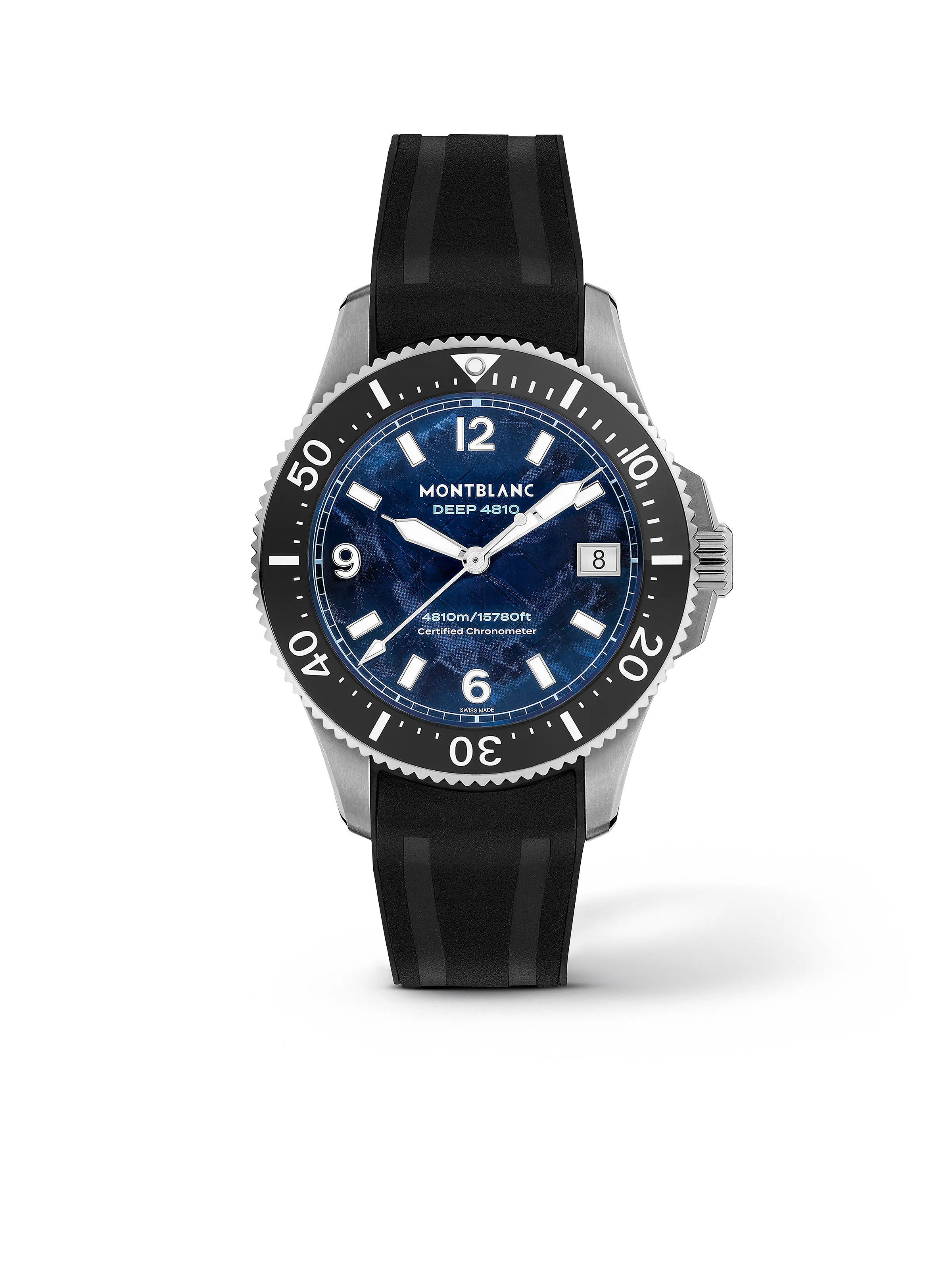 Montblanc Iced Sea 0 Oxygen Deep 4810 : une montre taillée pour les profondeurs abyssales