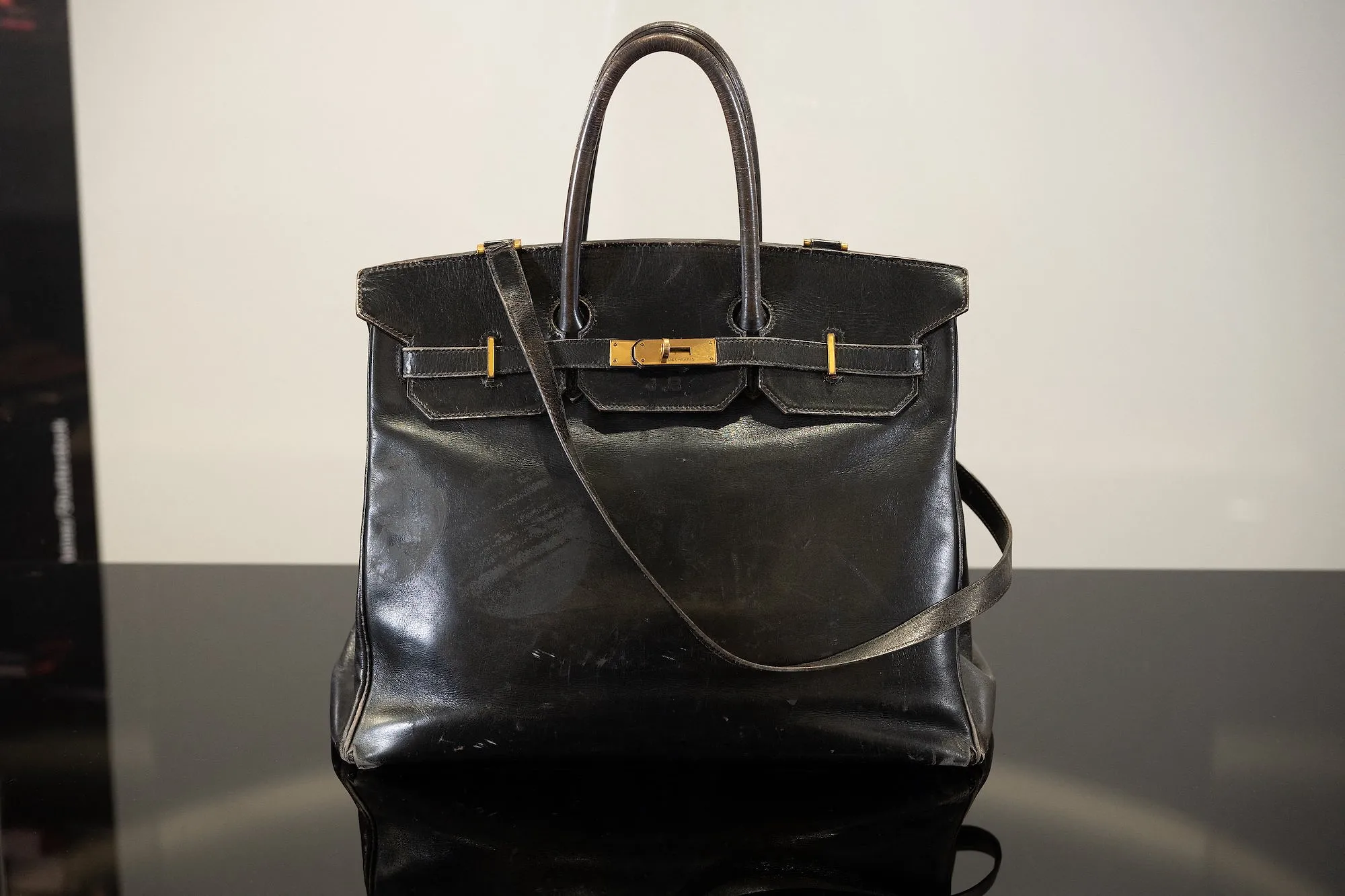 Un sac à main Hermès porté par Jane Birkin bientôt mis aux enchères - Photo News - Audrey Morard avec Belga