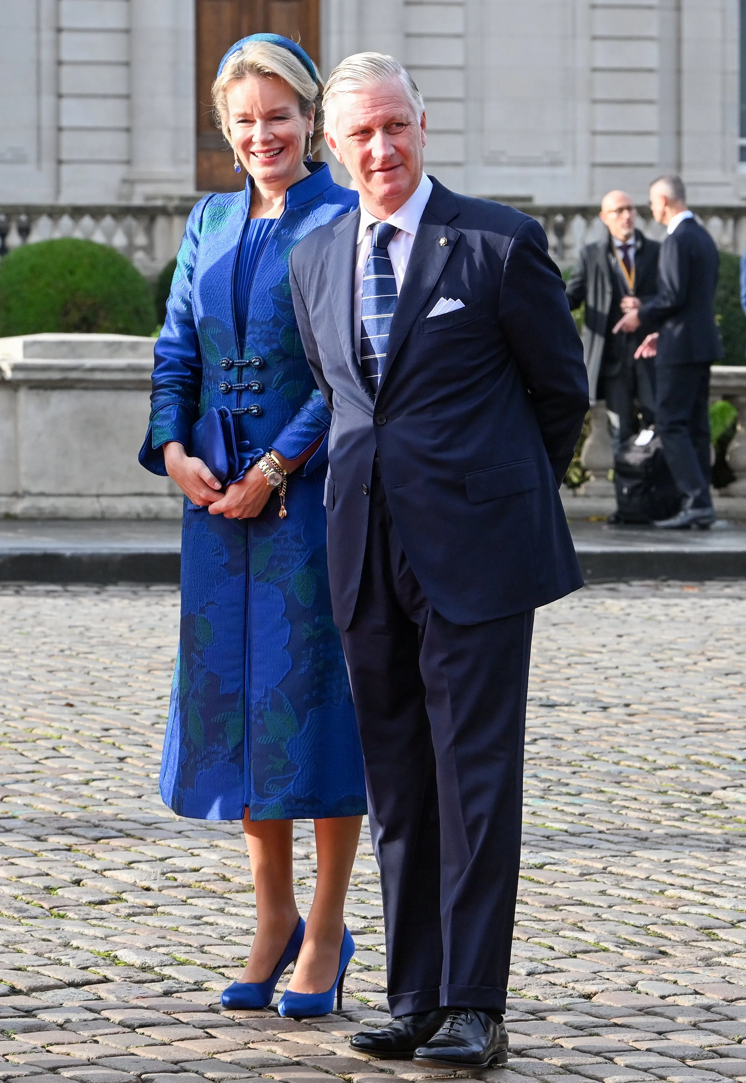La tenue de la reine Mathilde cachait-elle un hommage à l’Italie ? - Photo News - Camille Vernin