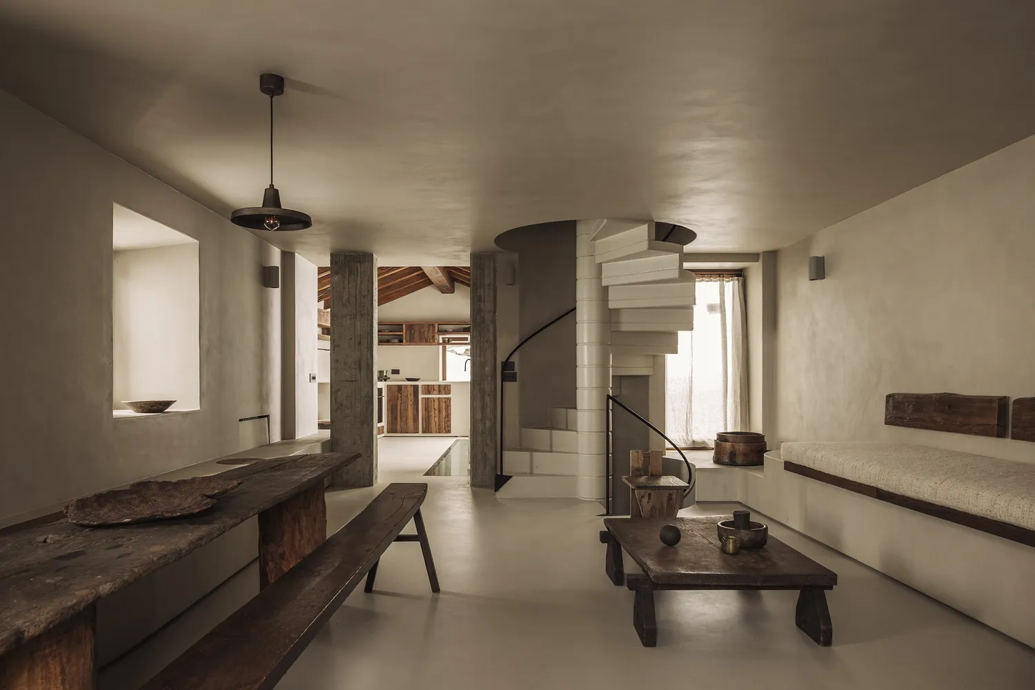 À Courmayeur, un studio de design belge signe un chalet ultracontemporain - Maison Osaïn - Marie Honnay