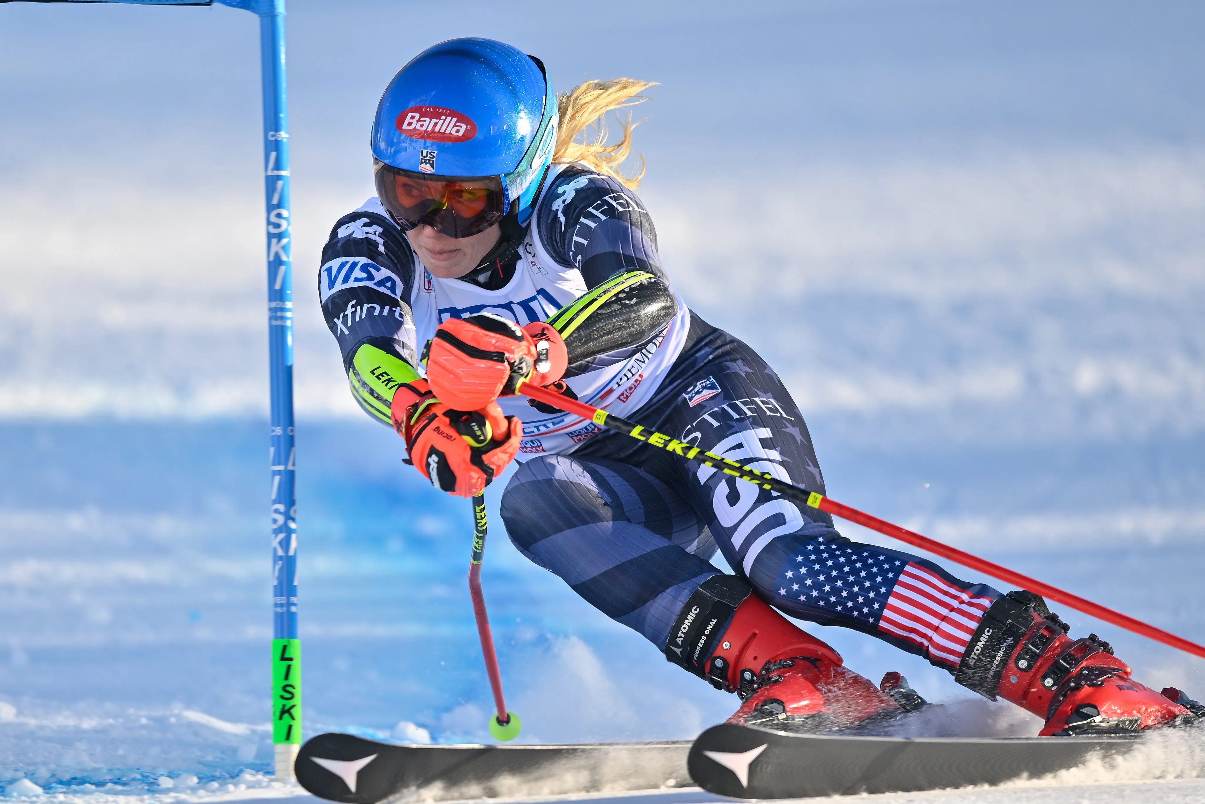 JO d’hiver : comment la skieuse Mikaela Shiffrin va imposer son look sur les pistes - Photo News - Anissa Hezzaz