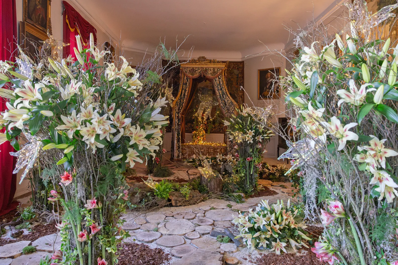 Le « Versailles belge » organise une exposition où admirer 7.000 amaryllis - VisitWallonia/Hugues Dotrice - Audrey Morard