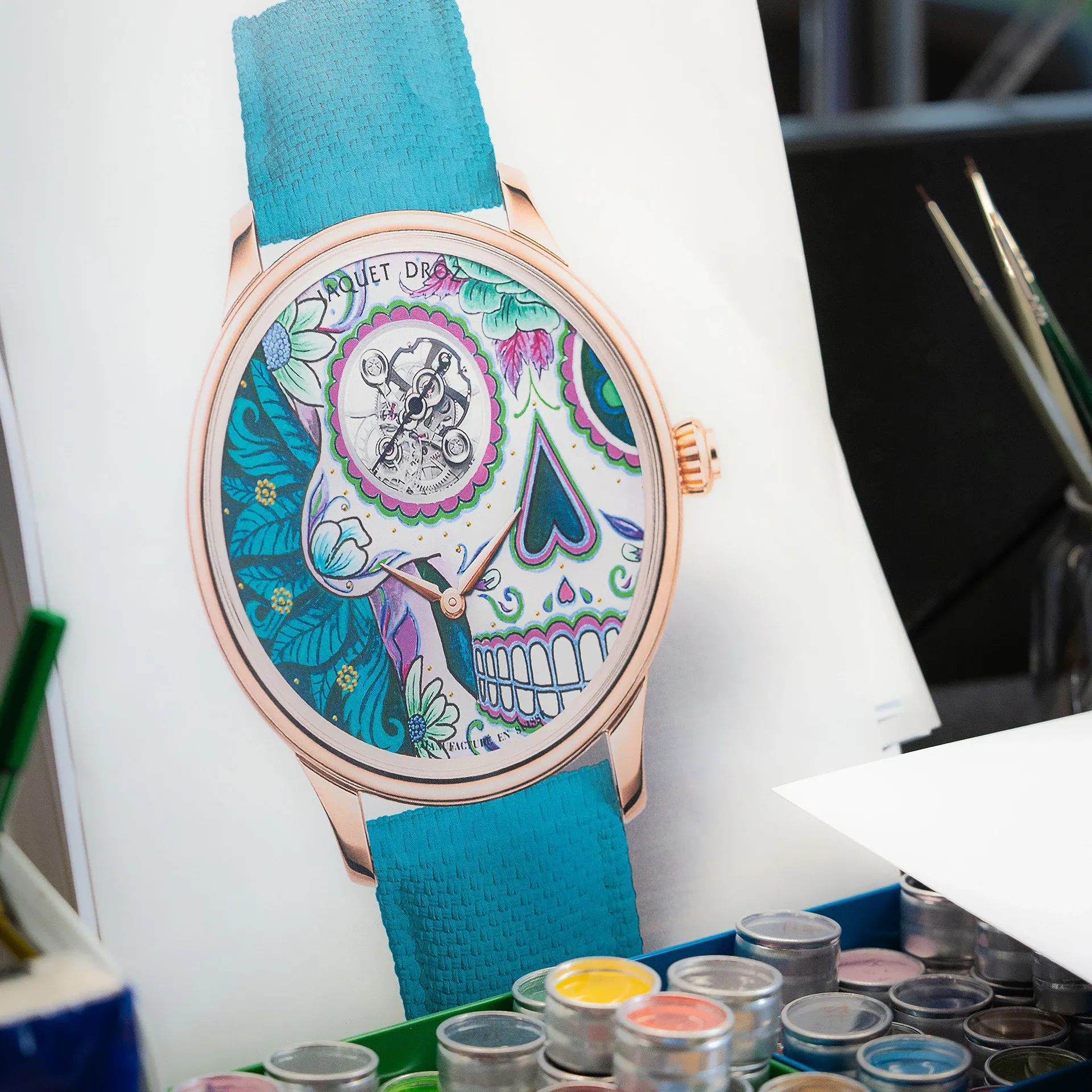 Une montre comme une œuvre d’art : Jaquet Droz sublime la Catrina - Jaquet Droz - Rédaction Sosoir