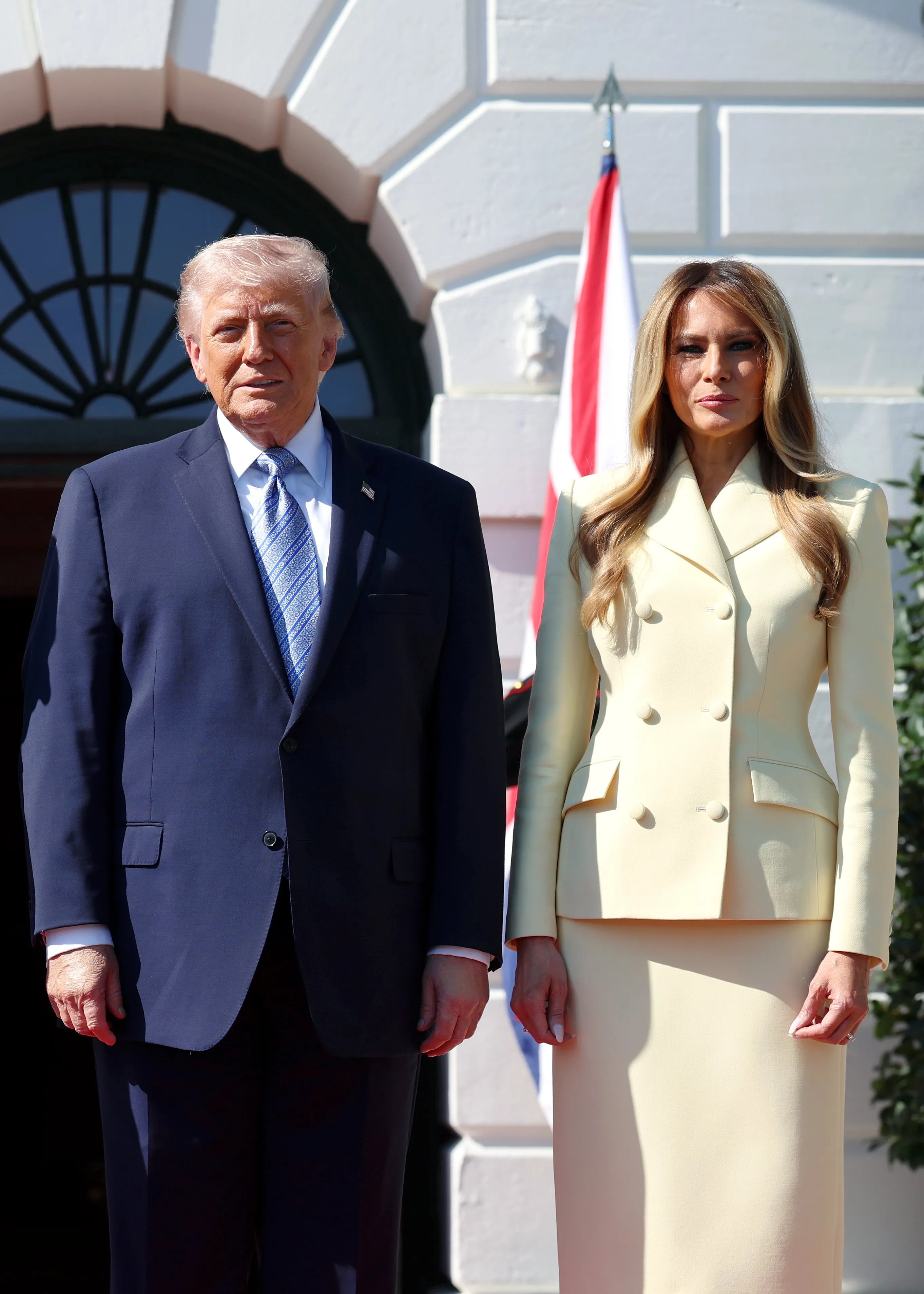 Visite du roi Charles III aux États-Unis : qui remporte la bataille du style entre la reine Camilla et Melania Trump ? (photos) - Photo News - Audrey Morard