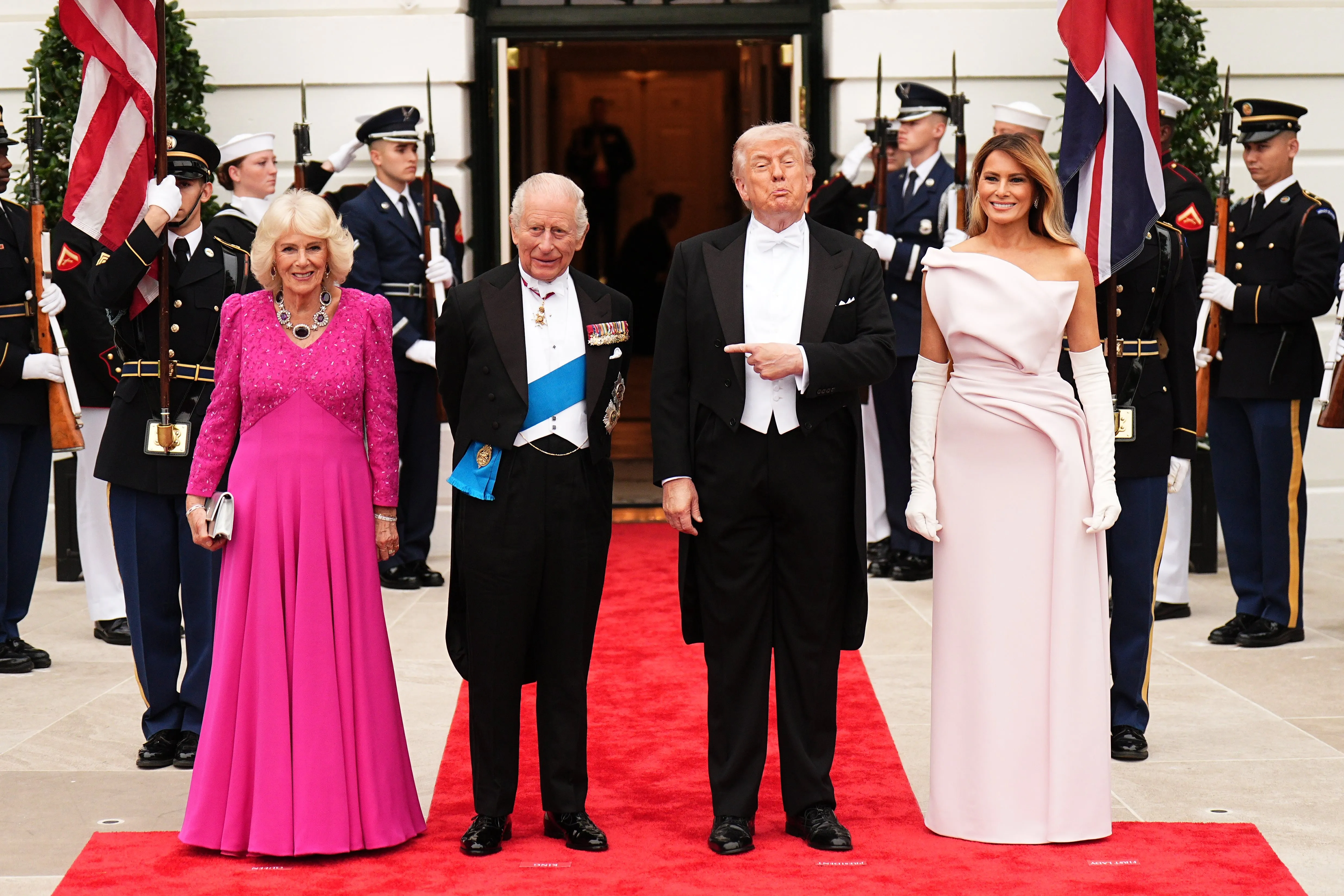 Visite du roi Charles III aux États-Unis : qui remporte la bataille du style entre la reine Camilla et Melania Trump ? (photos) - Photo News - Audrey Morard