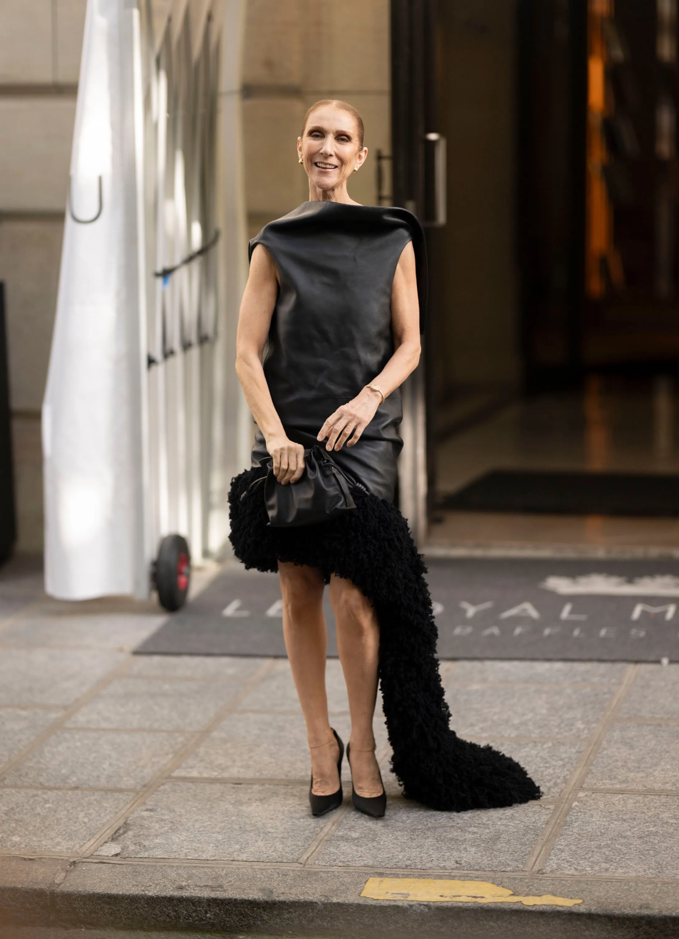 Céline Dion poursuit son marathon mode à Paris à l’approche de son premier concert - Photo News - Audrey Morard