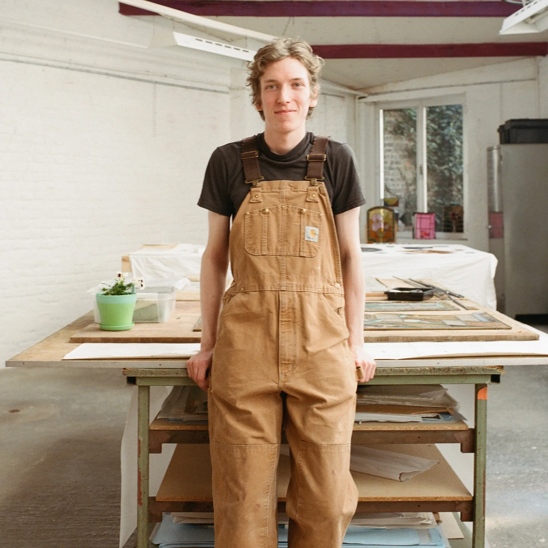 Youri Debongnie, jeune artisan bruxellois de 21 ans, perpétue le métier de vitrailliste - Nil Deriez - Audrey Morard