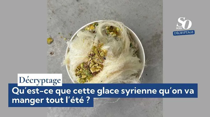 La booza, la glace syrienne qui va faire un carton cet été débarque à Bruxelles  - La booza, la glace syrienne qui va faire un carton cet été débarque à Bruxelles 