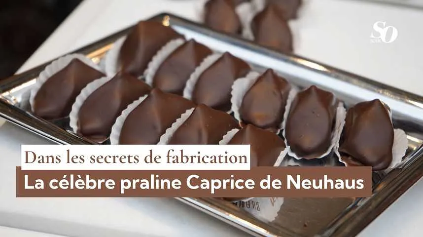 Dans les secrets de fabrication de la célèbre praline Caprice de Neuhaus - Dans les secrets de fabrication de la célèbre praline Caprice de Neuhaus