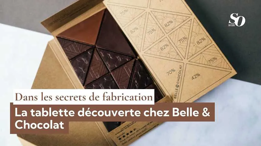 Dans les secrets de fabrication de la tablette découverte chez Belle & Chocolat.  - Dans les secrets de fabrication de la tablette découverte chez Belle & Chocolat. 