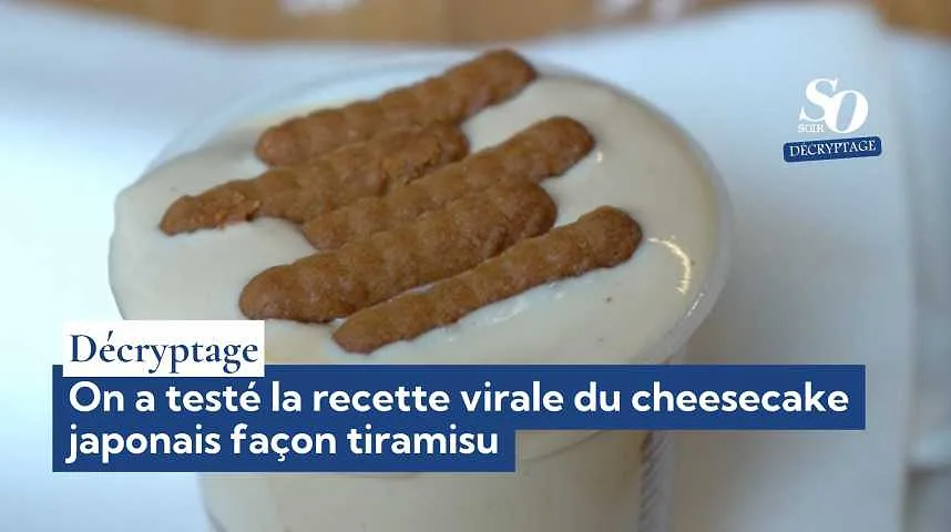 Décryptage : on a testé la recette virale du cheesecake japonais façon tiramisu - Décryptage : on a testé la recette virale du cheesecake japonais façon tiramisu