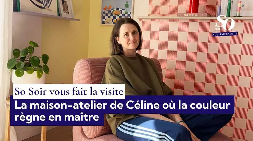 So Soir vous fait la visite : dans la maison-atelier de Céline où la couleur règne en maître - So Soir vous fait la visite : dans la maison-atelier de Céline où la couleur règne en maître