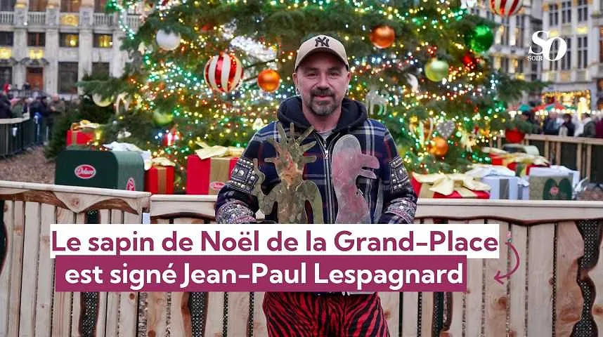  Le sapin de Noël de la Grand-Place est signé Jean-Paul Lespagnard -  Le sapin de Noël de la Grand-Place est signé Jean-Paul Lespagnard