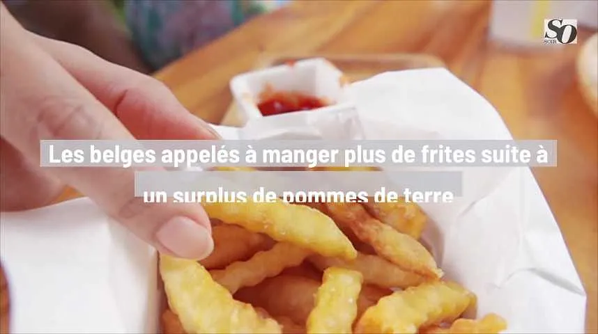 Les belges appelés à manger plus de frites suite à un surplus de pommes de terre