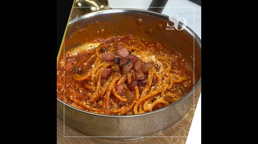 La recette des Bucatini all'amatriciana de Filippo La Vecchia