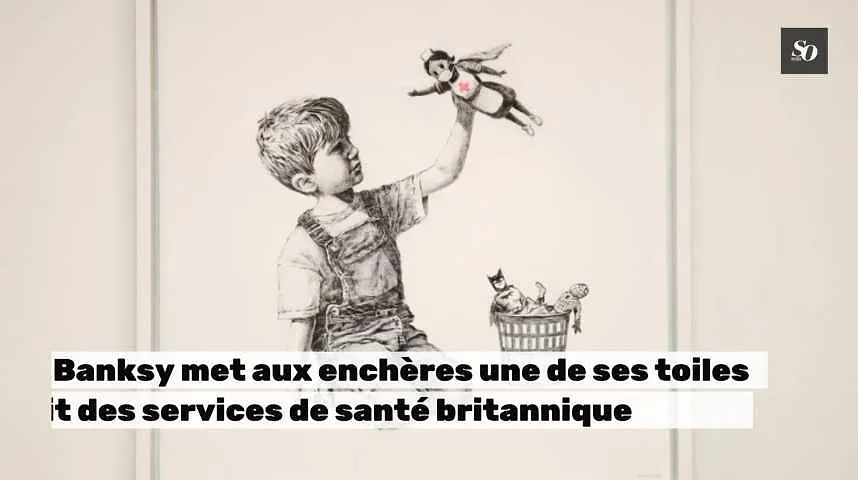 Banksy met aux enchères une de ses toiles au profit des services de santé britannique