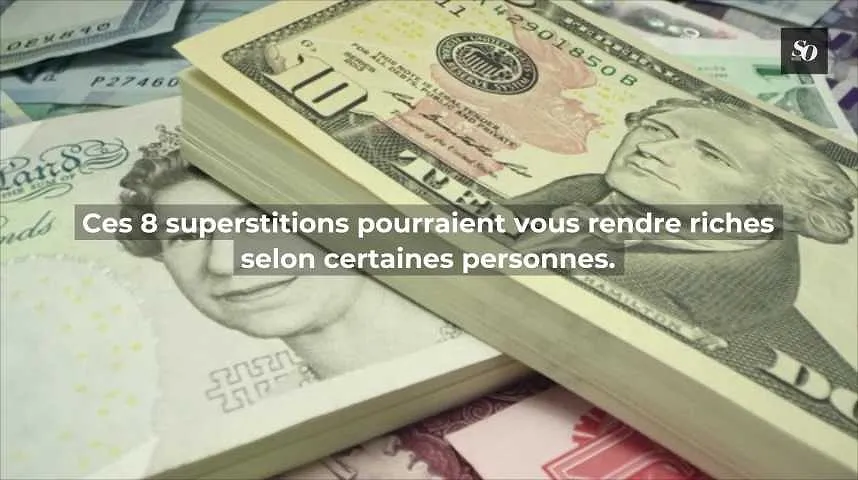 Certaines personnes pensent que ces superstitions peuvent les rendre riches 