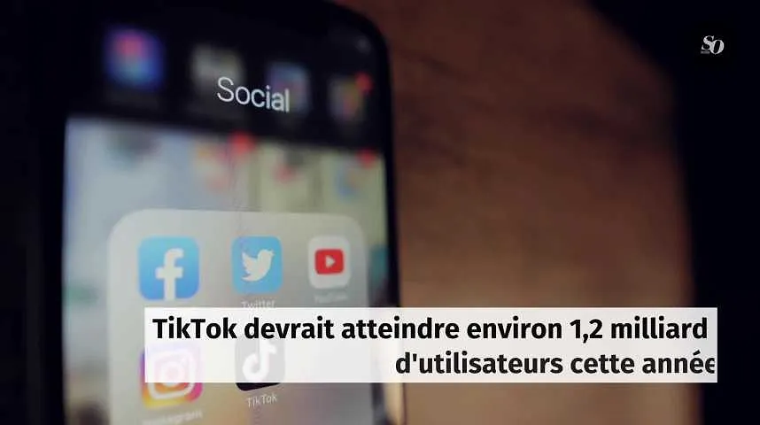 TikTok devrait atteindre environ 1,2 milliard d'utilisateurs cette année