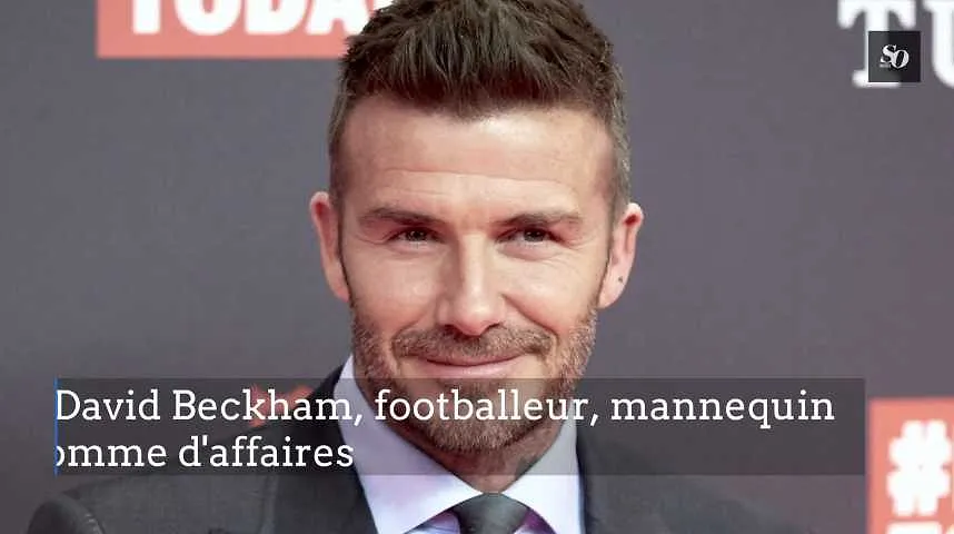 David Beckham : footballeur, mannequin et homme d'affaires