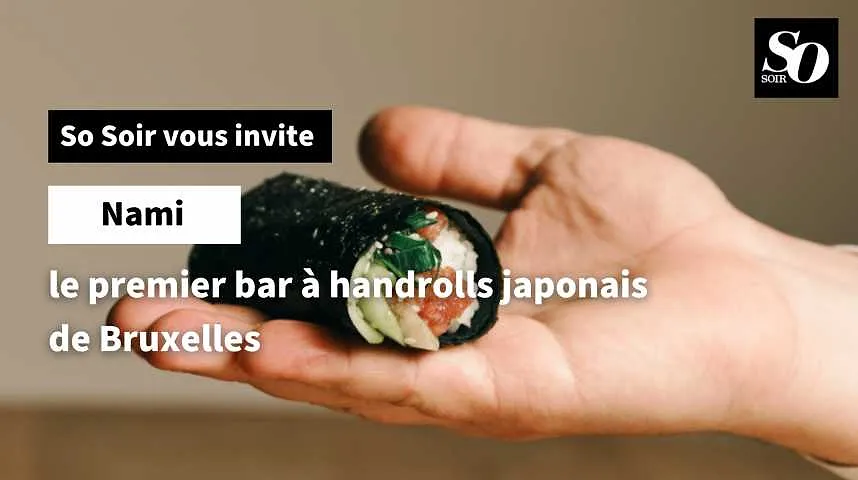 Nami : le premier bar à handrolls japonais de Bruxelles