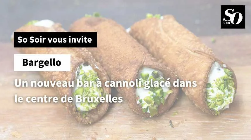 Un nouveau bar à cannoli glacé dans le centre de Bruxelles