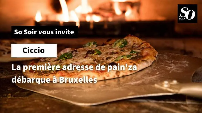 Ciccio : La première adresse de pain'za débarque à Bruxelles