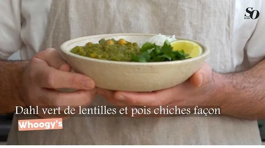 Dahl vert de lentilles et pois chiches façon Whoogy's - Dahl vert de lentilles et pois chiches façon Whoogy's