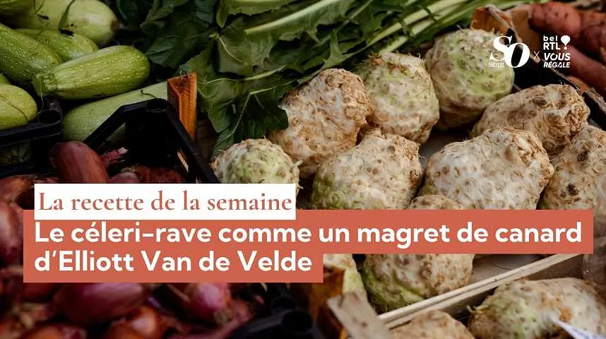 La recette de la semaine : le céleri-rave comme un magret de canard d’Elliott Van de Velde - La recette de la semaine : le céleri-rave comme un magret de canard d’Elliott Van de Velde