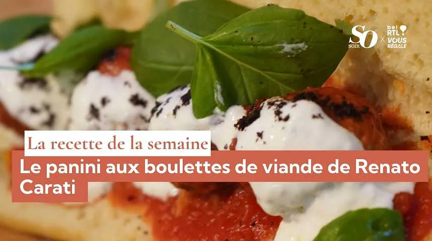 La recette de la semaine : le panino aux polpettes et stracciatella de Renato Carati et Gino - La recette de la semaine : le panino aux polpettes et stracciatella de Renato Carati et Gino