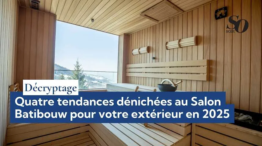 Décryptage : quatre tendances dénichées au Salon Batibouw pour votre extérieur en 2025 - Décryptage : quatre tendances dénichées au Salon Batibouw pour votre extérieur en 2025