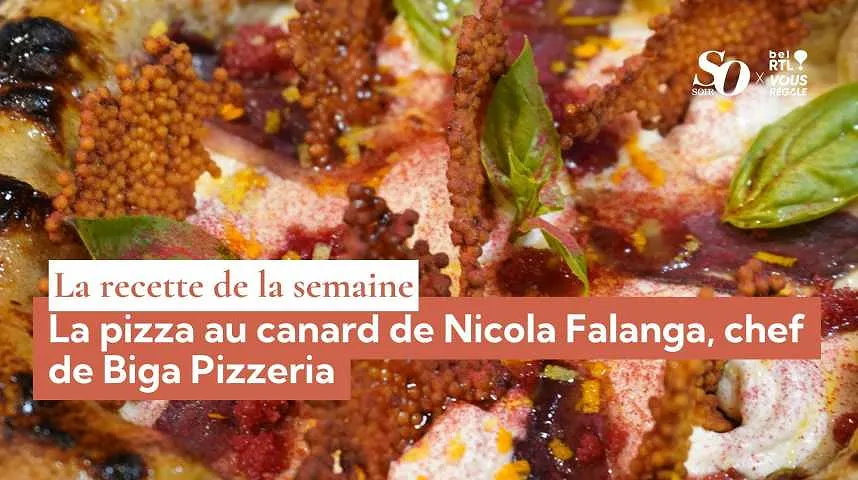 La recette de la semaine : la pizza au canard de Nicola Falanga, chef de Biga Pizzeria - La recette de la semaine : la pizza au canard de Nicola Falanga, chef de Biga Pizzeria