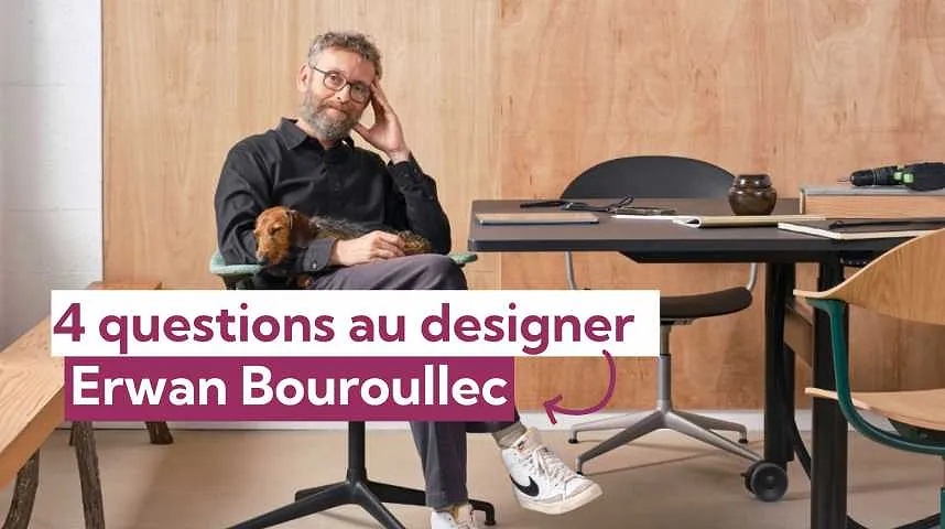 Portrait : 4 questions au designer Erwan Bouroullec - Portrait : 4 questions au designer Erwan Bouroullec