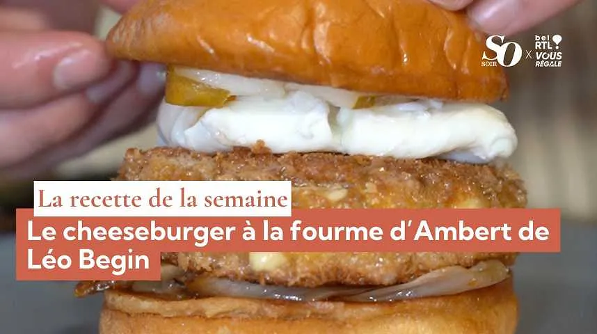 La recette de la semaine : le cheeseburger à la fourme d'Ambert de Léo Begin - La recette de la semaine : le cheeseburger à la fourme d'Ambert de Léo Begin