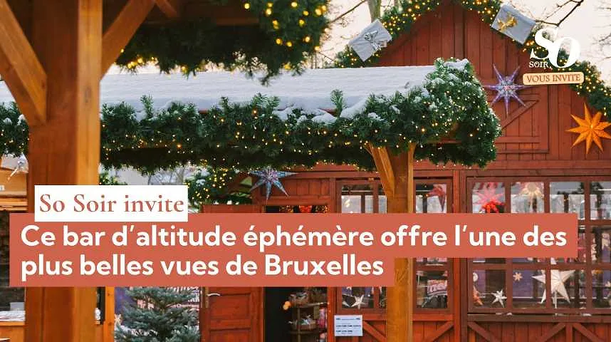 Altitude 25 : ce bar d’altitude éphémère offre l’une des plus belles vues de Bruxelles - Altitude 25 : ce bar d’altitude éphémère offre l’une des plus belles vues de Bruxelles