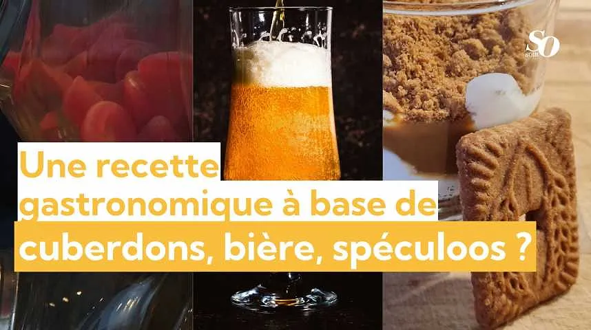 Une recette gastronomique à base de cuberdons, spéculoos et bière, c'est possible ? - Une recette gastronomique à base de cuberdons, spéculoos et bière, c'est possible ?