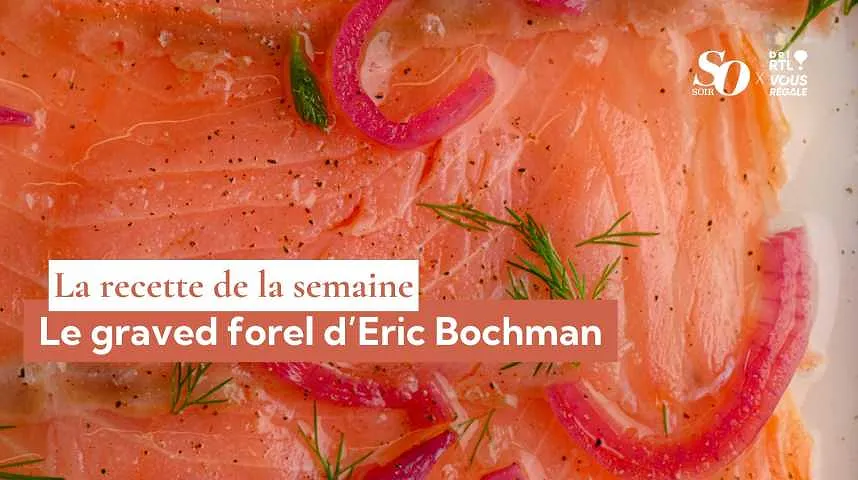 La recette de la semaine : le graved forel d’Eric Boschman - La recette de la semaine : le graved forel d’Eric Boschman