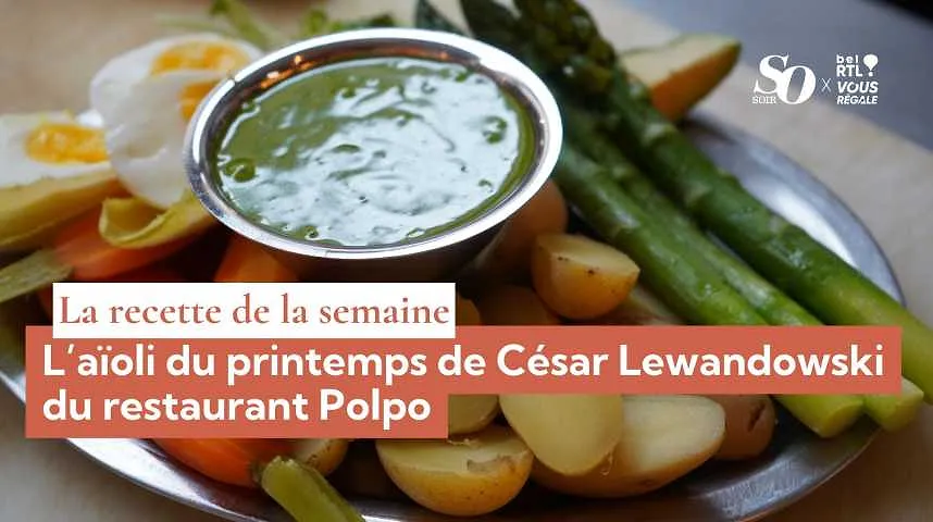La recette de la semaine : l’aïoli du printemps de César Lewandowski du restaurant Polpo - La recette de la semaine : l’aïoli du printemps de César Lewandowski du restaurant Polpo
